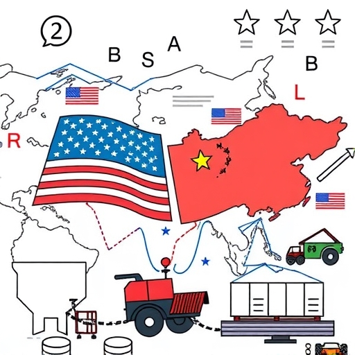 美國和中國之間的經濟緊張關係