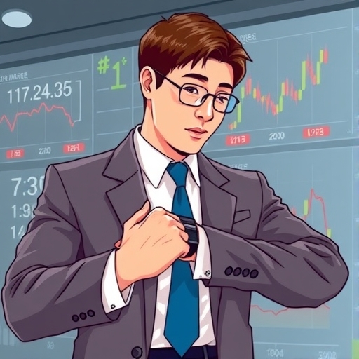 插圖顯示美股開盤時間的說明