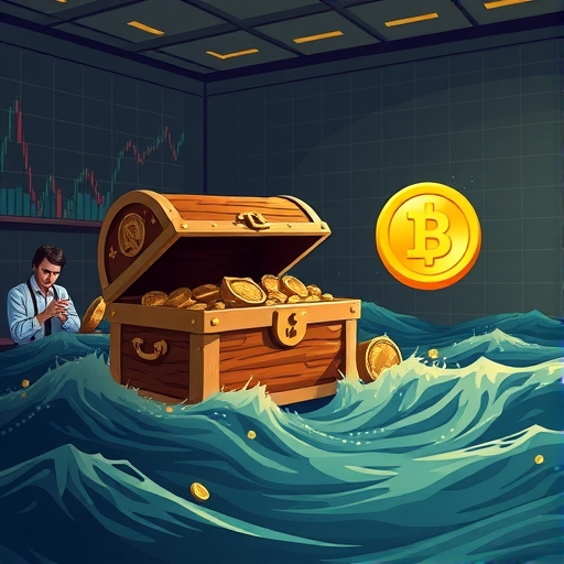 幾位投資者在昏暗的房間裡研究黃金價格圖表