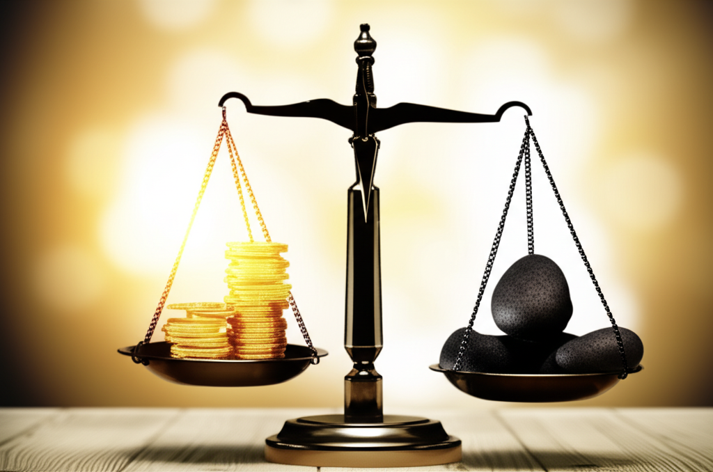 一個動態的現代化圖案,對比主動式與被動式投資策略,其中主動式ETF圖標靈活適應市場變化,與靜態的被動式ETF圖標形成對比。