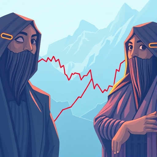 股市價格缺口的圖示