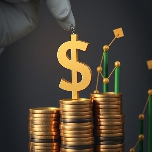 一個專業簡潔的股票市場介面，顯示即時金融數據。
