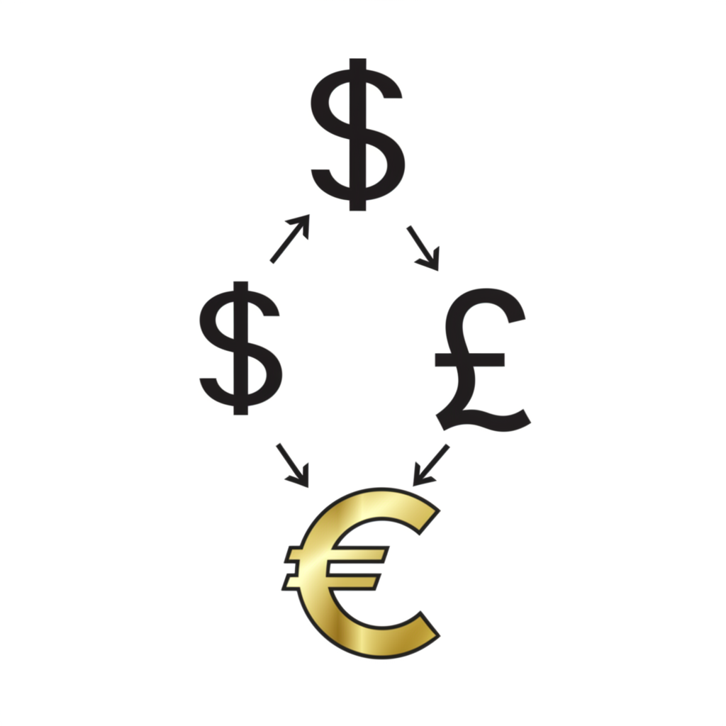 流通貨幣、強勢貨幣與最有價值貨幣的區別示意圖,使用箭頭和符號清晰說明差異