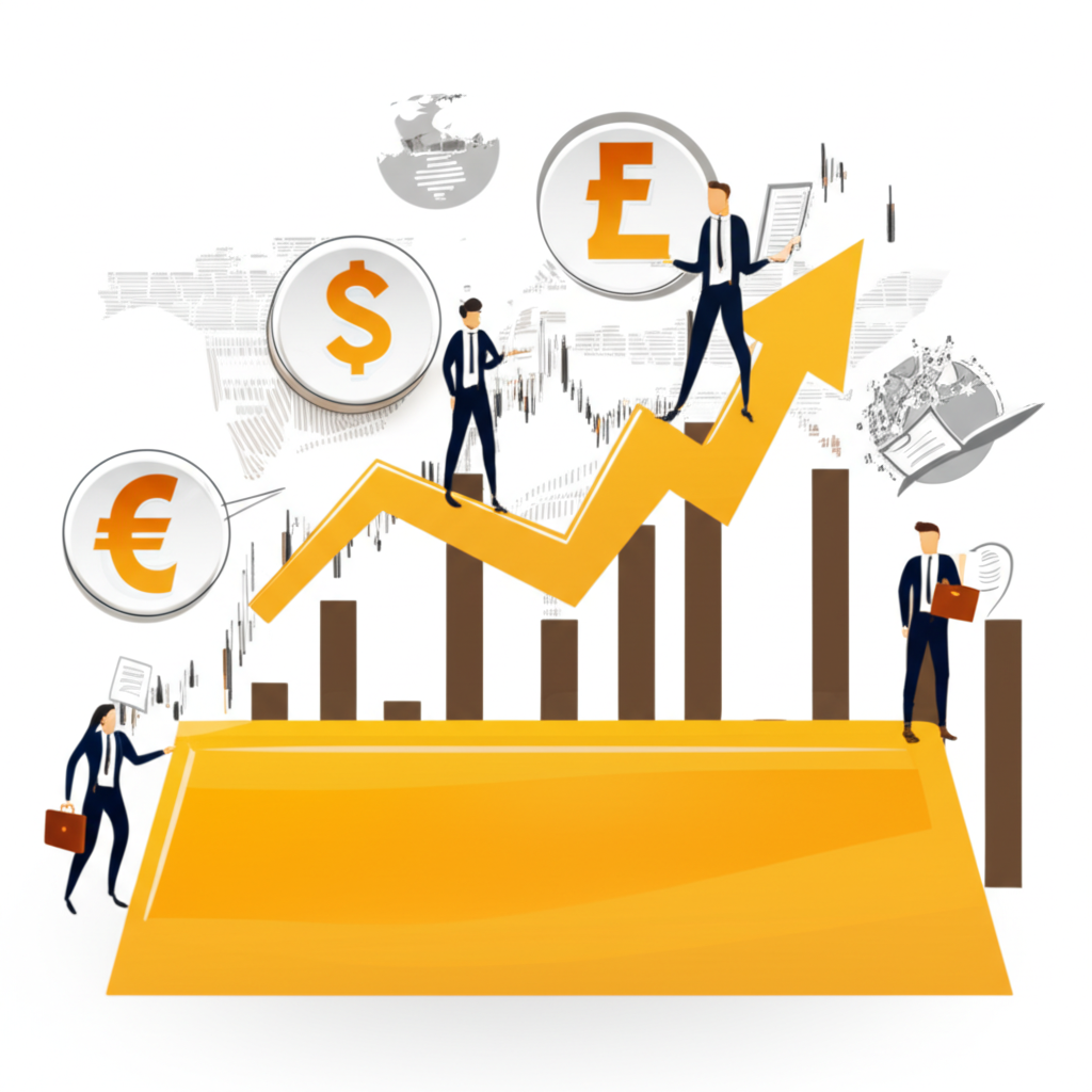 黃金市場波動圖示,投資者分析全球經濟與貨幣政策