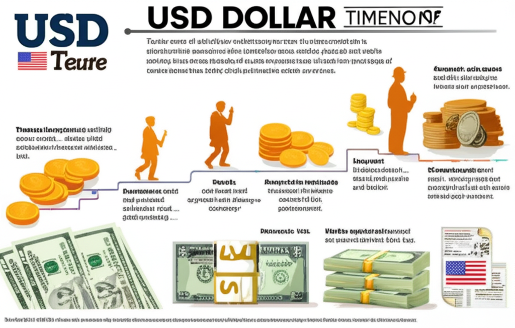 USD從金本位時代到布雷頓森林協定後成為全球儲備貨幣的演進時間軸插圖