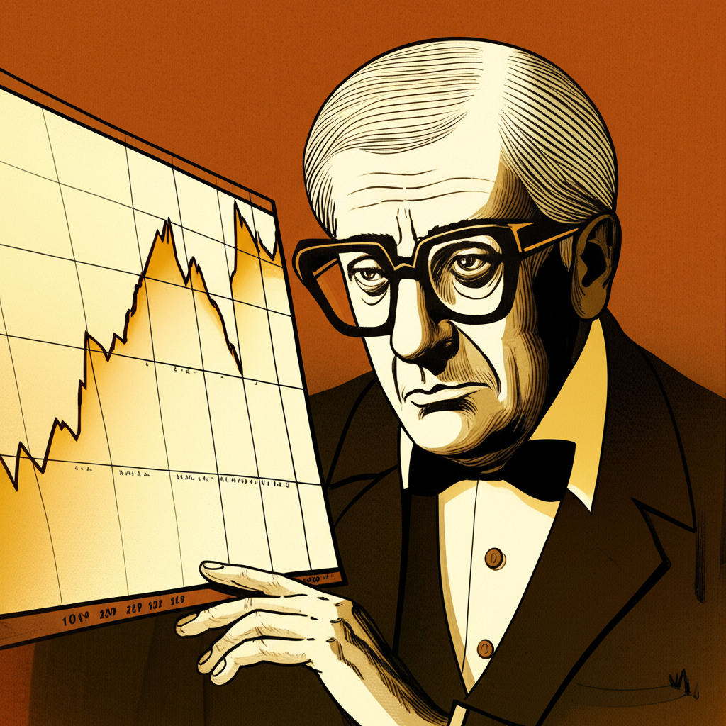 黃金價格歷史時間線顯示重大跌點,投資者研讀過去事件以預測未來