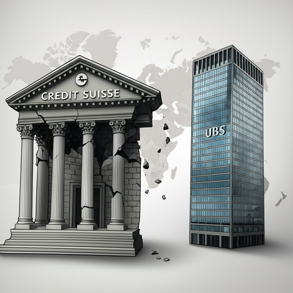 瑞信銀行崩潰與瑞銀穩固的全球金融危機插圖