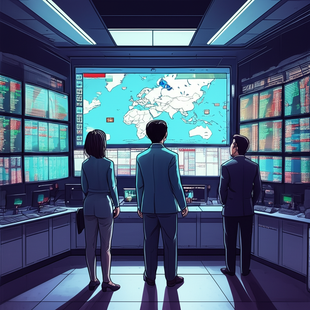 中國股市熱鬧場景，顯示深圳指數與台灣香港投資人觀察中國經濟地圖