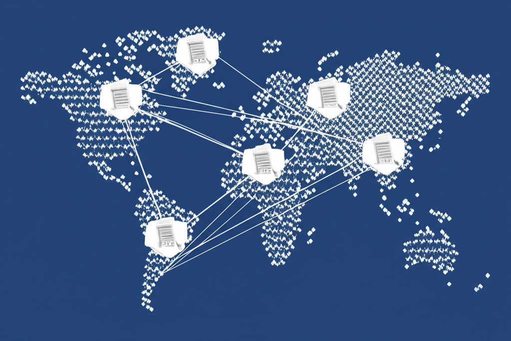 全球財務文件與標準網絡，強調資產減損報導的一致性和透明度的插圖