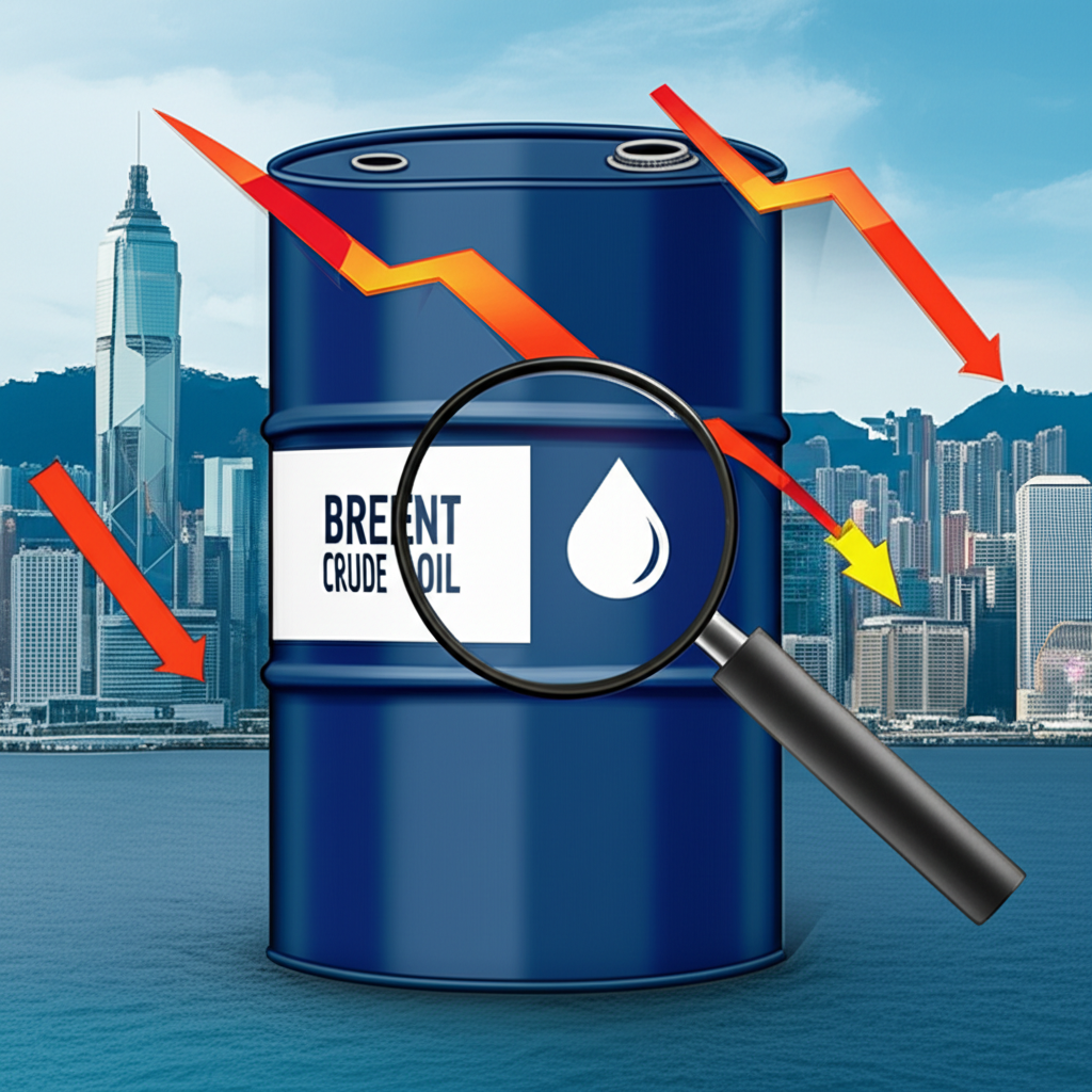 布倫特原油價格波動與台灣香港能源轉型圖
