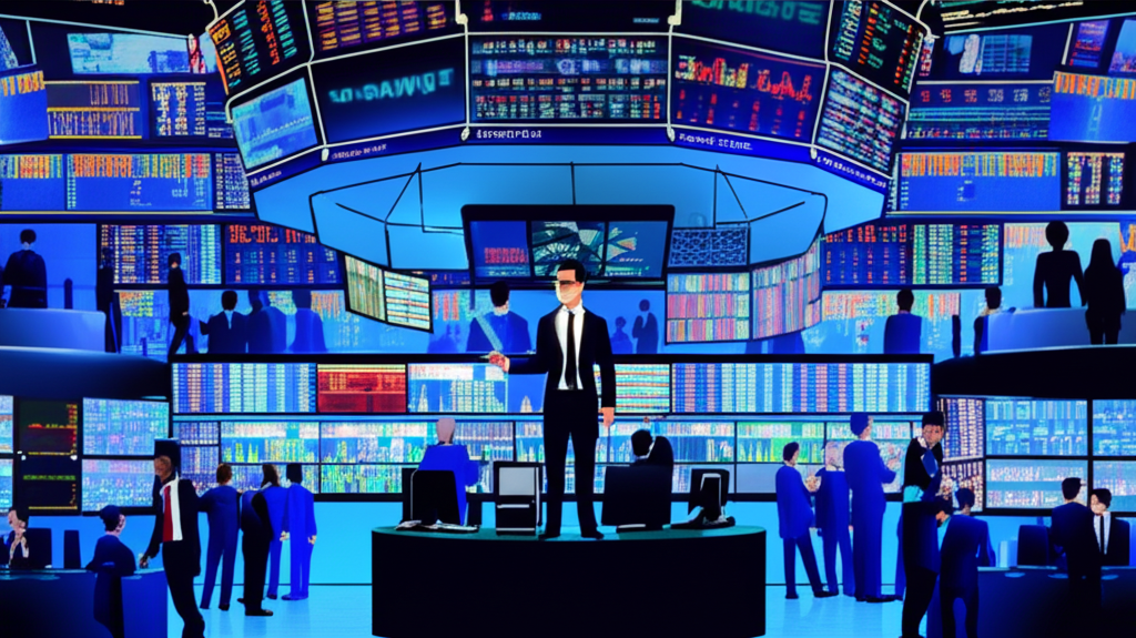 做市商在繁忙金融市場中心提供買賣報價，確保交易順暢與流動性