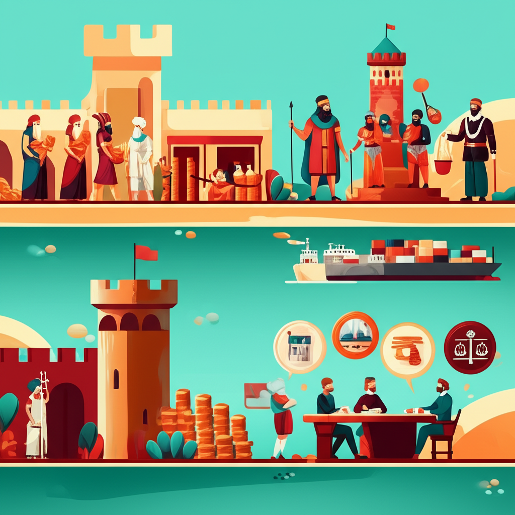 關稅歷史時間軸從古代稅收到現代貿易談判的插圖