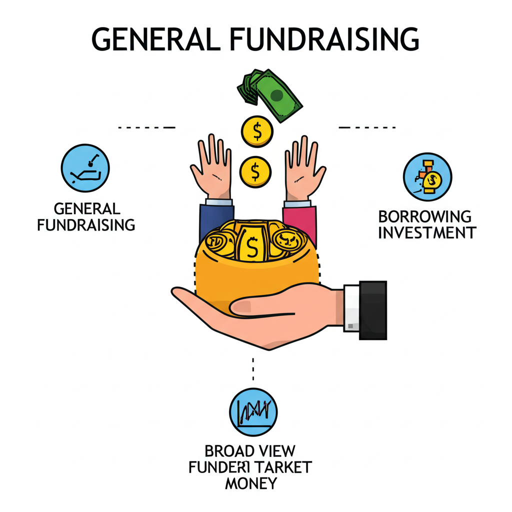 融資廣義資金籌措與狹義股票借錢買股概念的比較插圖