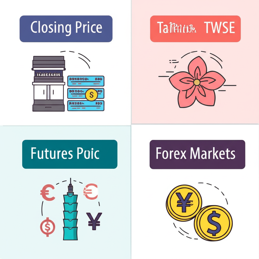不同金融市場收盤價計算方式比較插圖:台灣香港股市、期貨與外匯的獨特機制