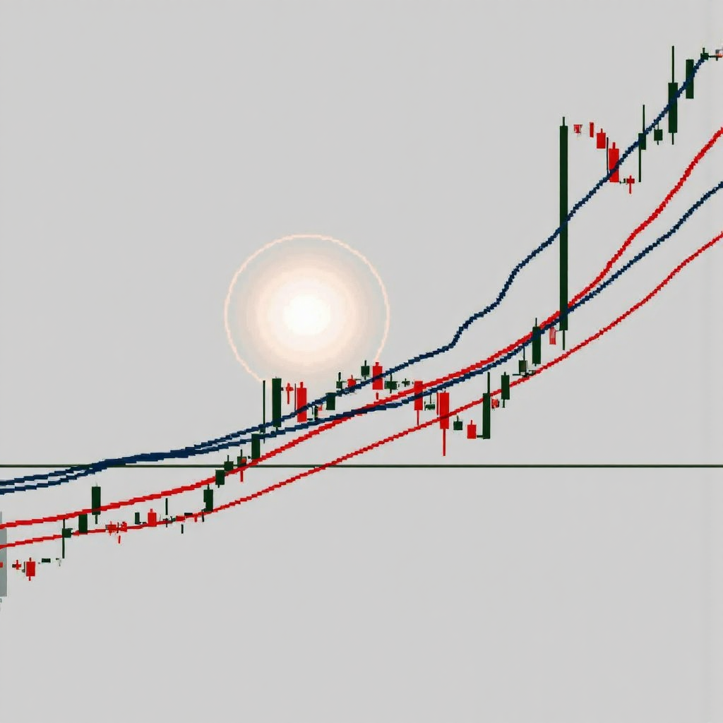 價差交易的金融圖表插圖，顯示不同資產線條匯聚與分歧，象徵交易策略與分析專業