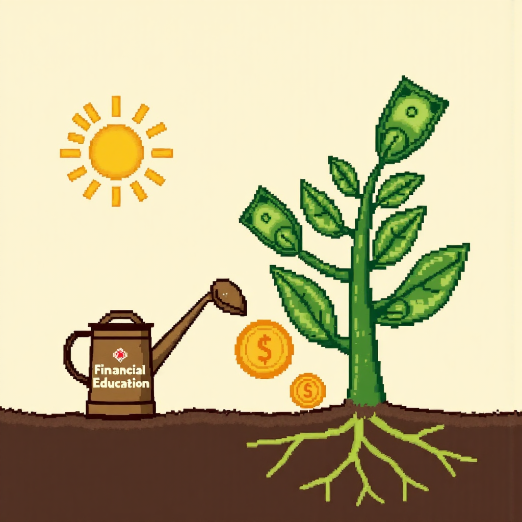 美股投資成長象徵:美元葉子與台幣根莖的財務教育植物